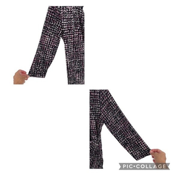 Chico's Multi-Color Abstract Print V-Neck Blouse - Chico's Sz 0 / US Sz S/4 - Picture 6 of 14